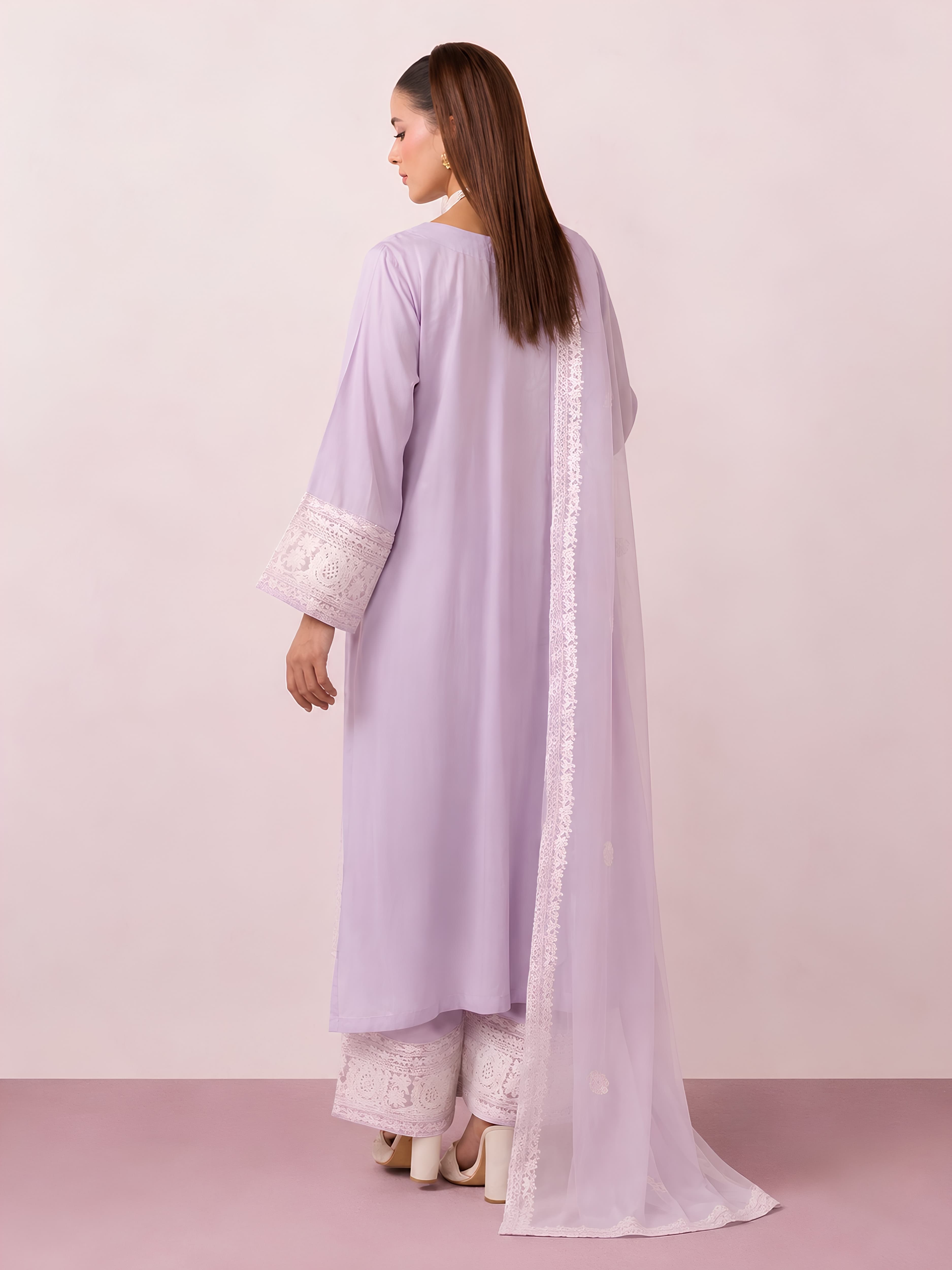 MS61 new summer collection in stunning pastel shades salwar kameez Pakistani Indian fashion Asian Lightweight Breathable image 7