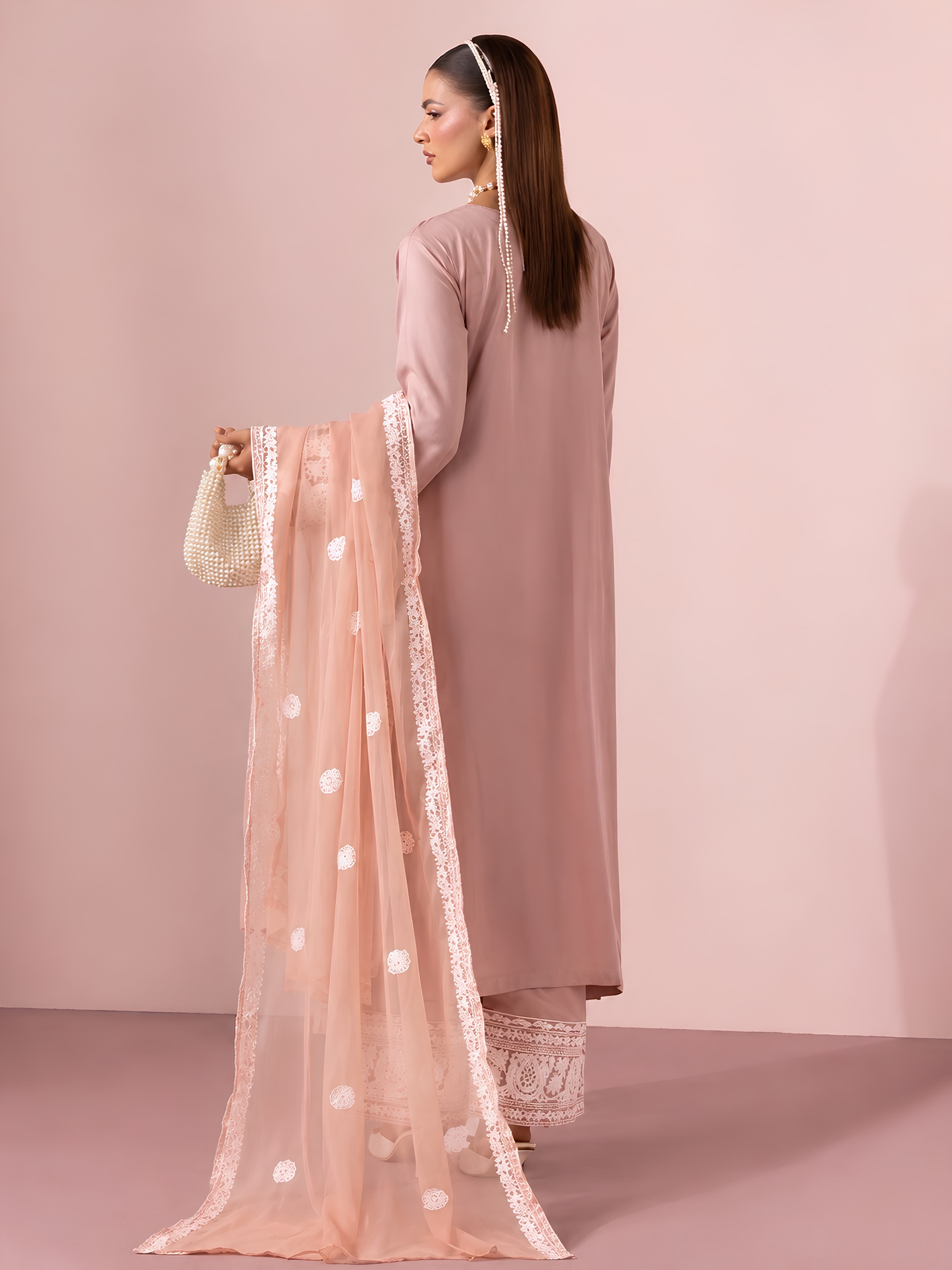 MS61 new summer collection in stunning pastel shades salwar kameez Pakistani Indian fashion Asian Lightweight Breathable image 9