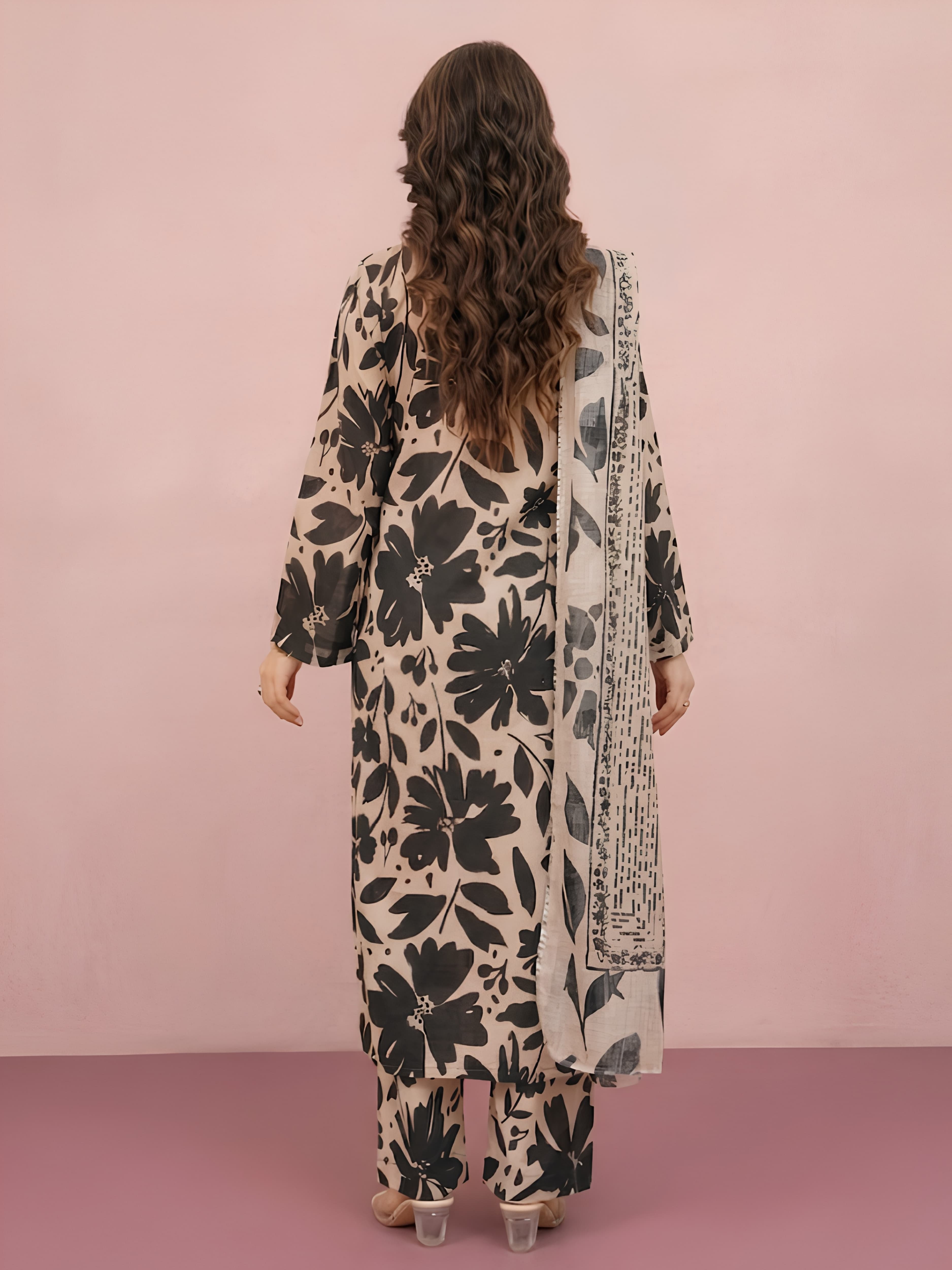 H91A Luxury Lawn Summer collection Pakistani Indian fashion traditional modern style womewomen’s Salwar kameez Casual image 3