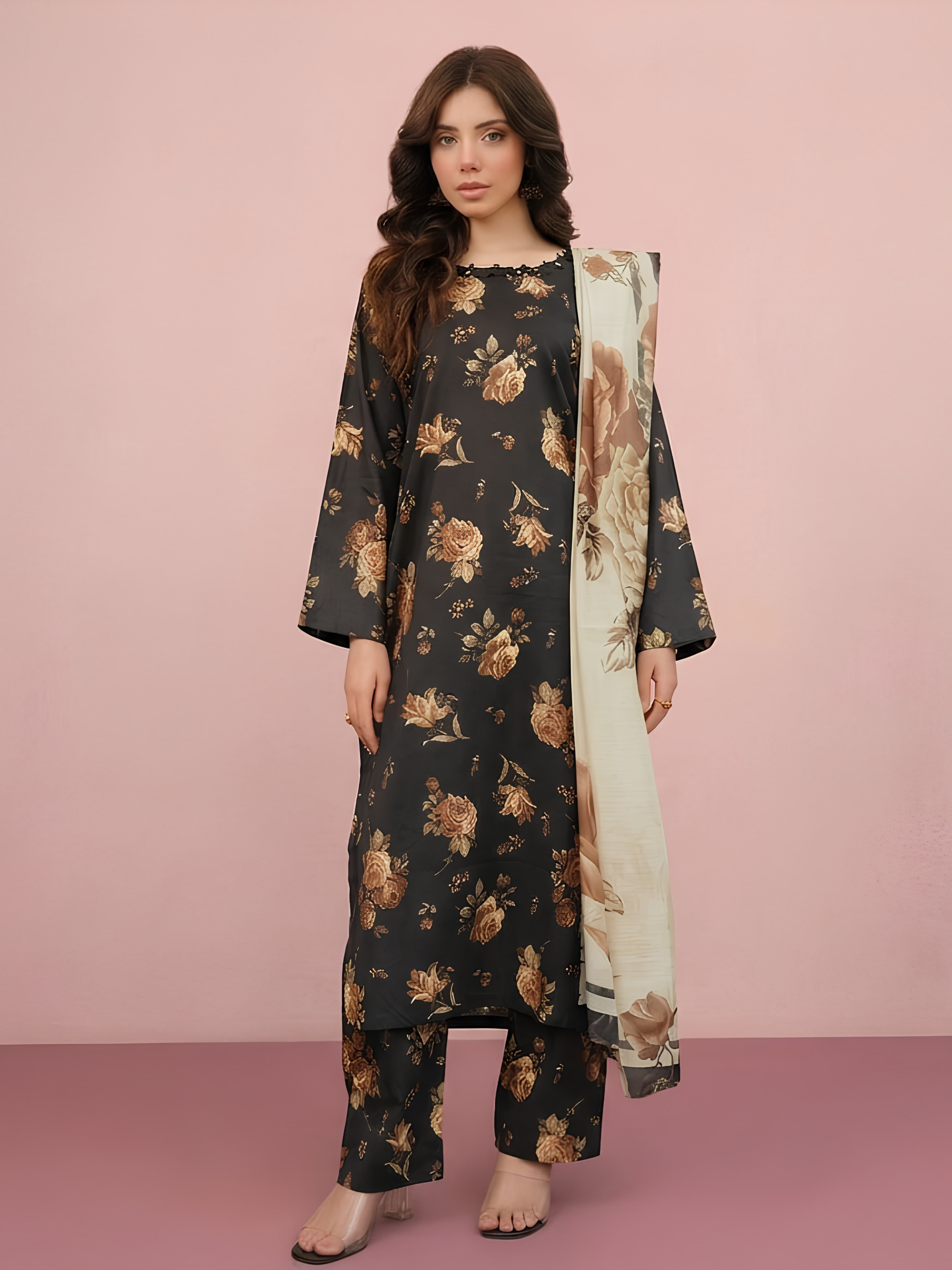 H91A Luxury Lawn Summer collection Pakistani Indian fashion traditional modern style womewomen’s Salwar kameez Casual image 4