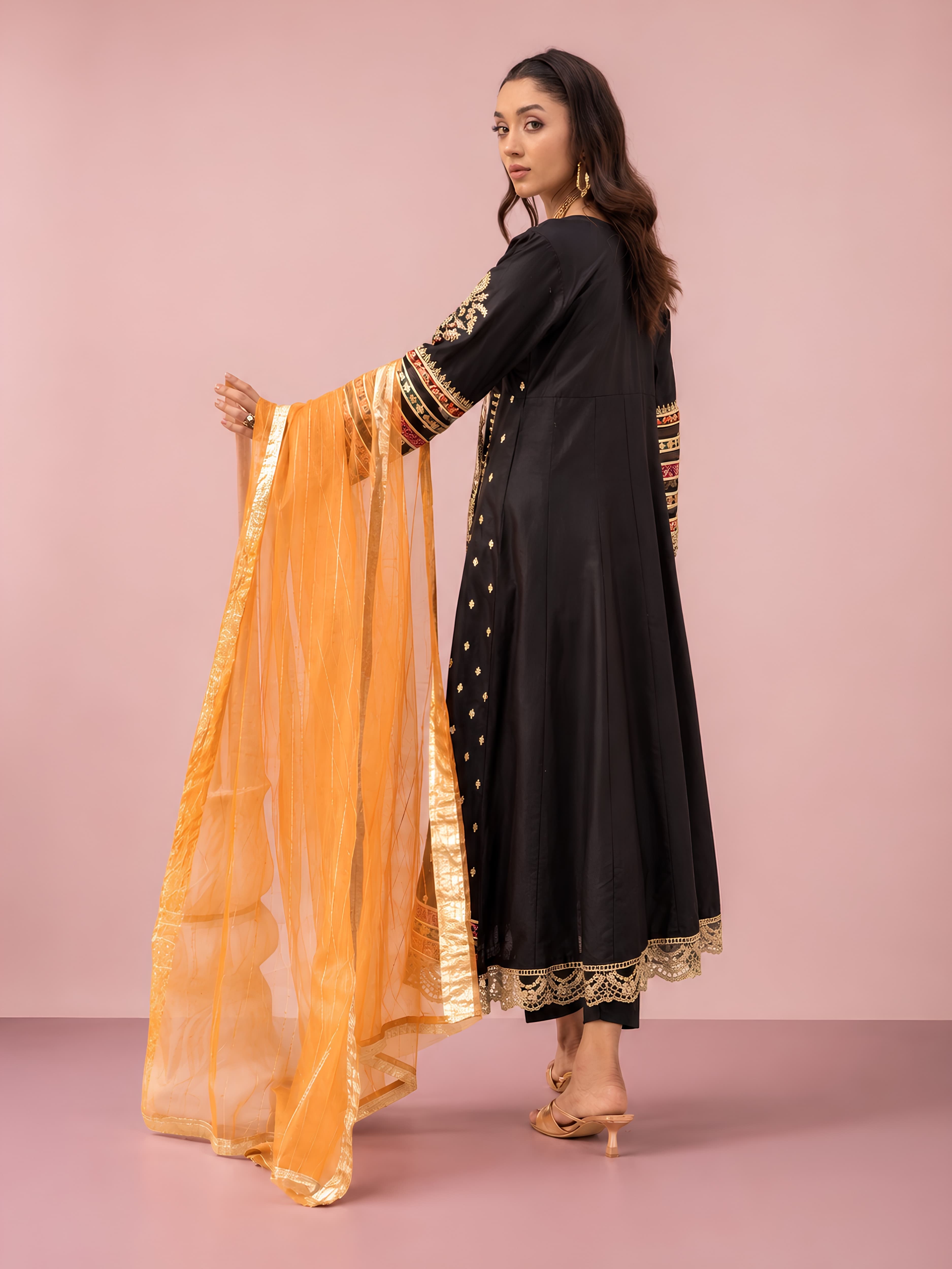 SPW8 new lux collection party family events Dress embroidered shalwar kameez Pakistani Indian fashion image 8