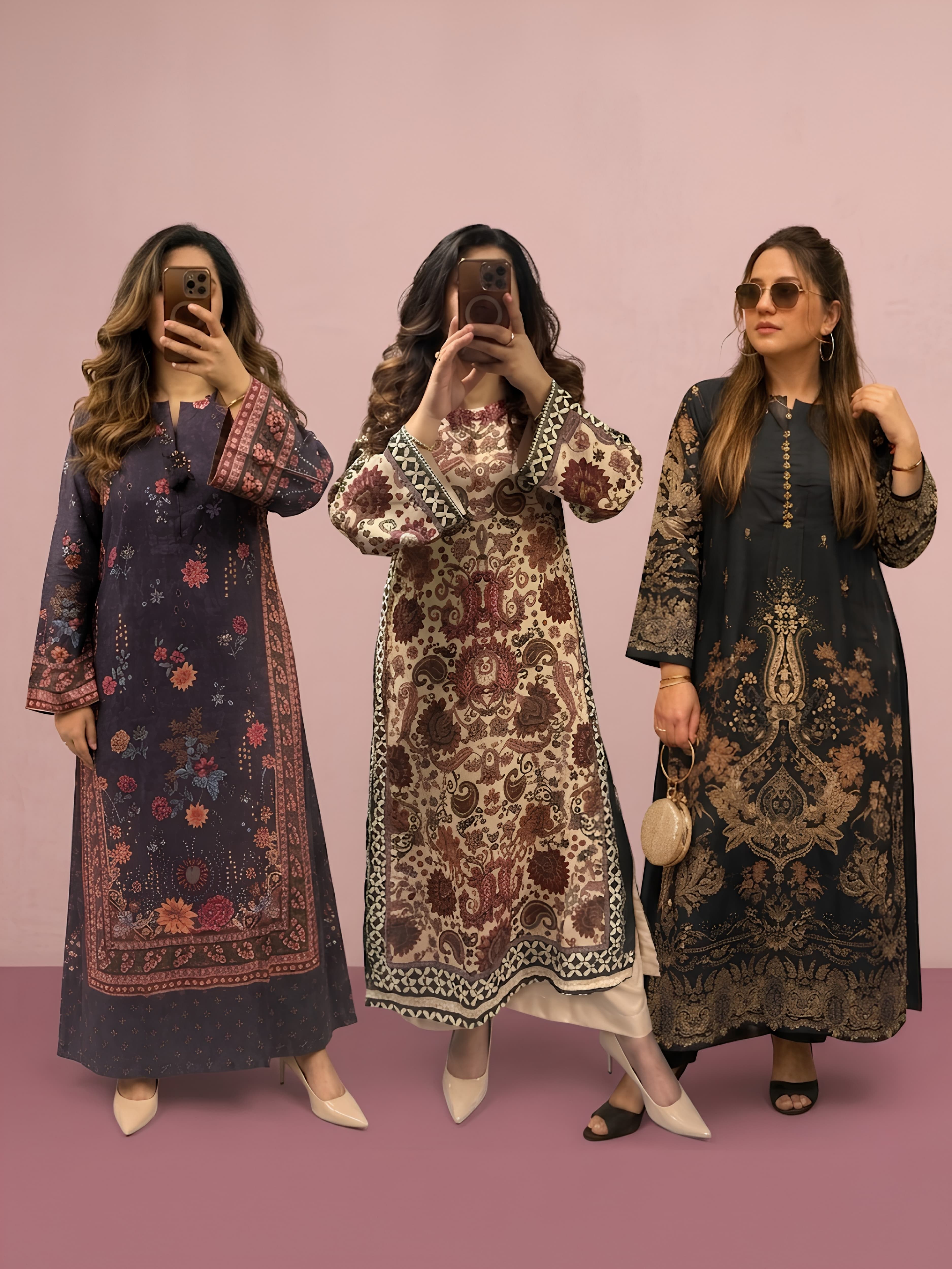 YY61 NEW spring summer slub coord set modern viral printed 2 piece coords viral trending prints image 1