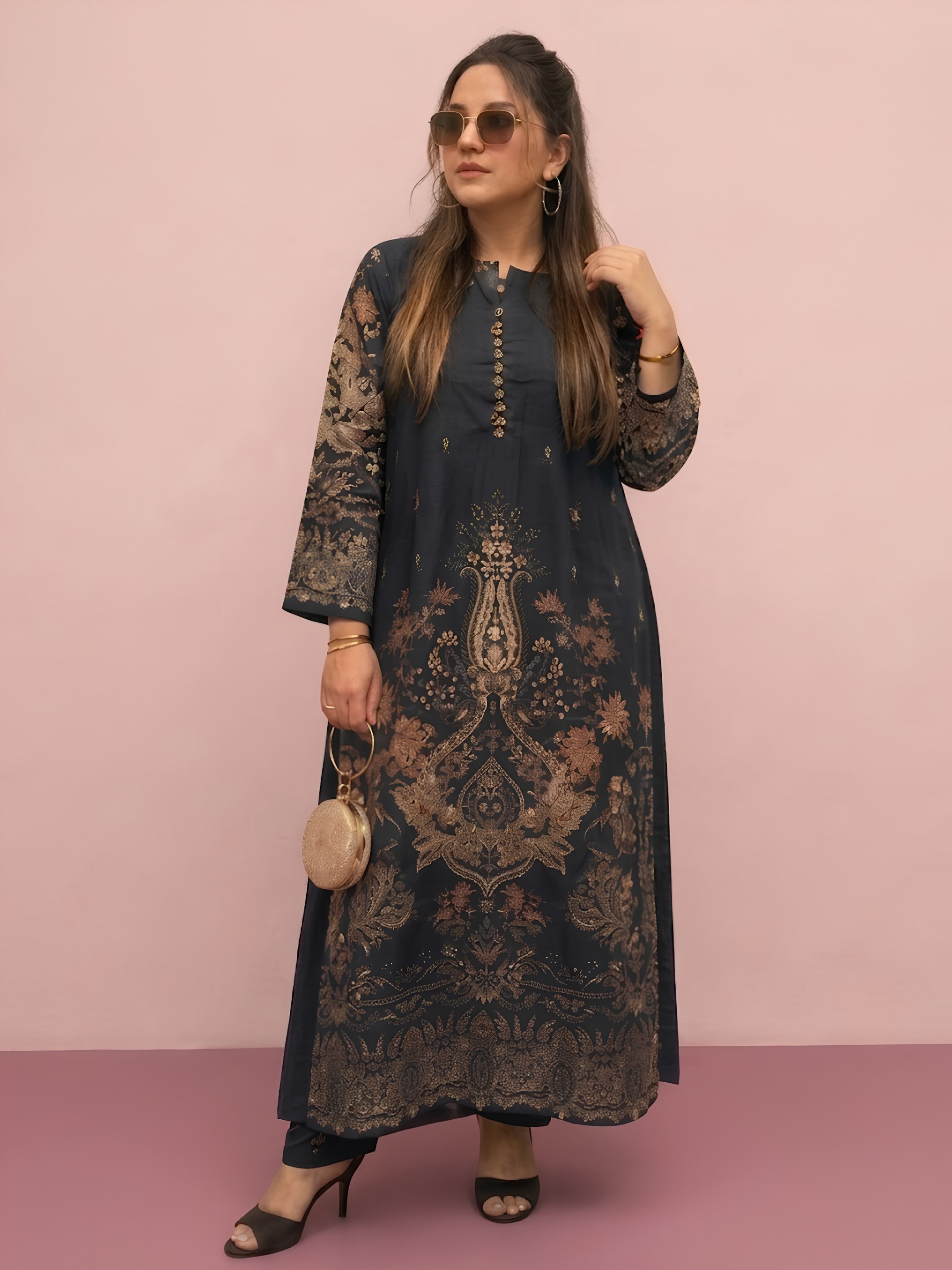 YY61 NEW spring summer slub coord set modern viral printed 2 piece coords viral trending prints image 2