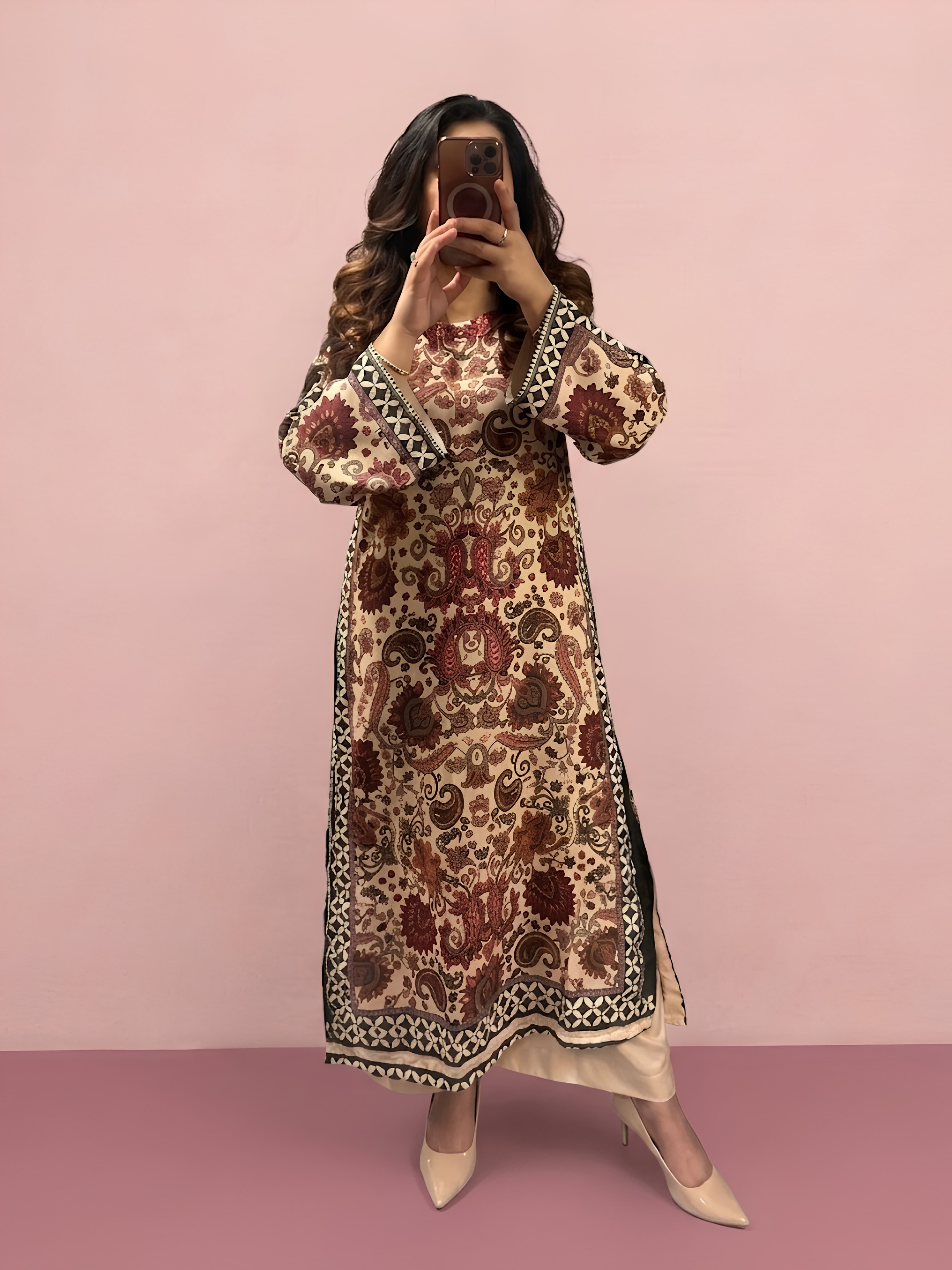YY61 NEW spring summer slub coord set modern viral printed 2 piece coords viral trending prints image 4